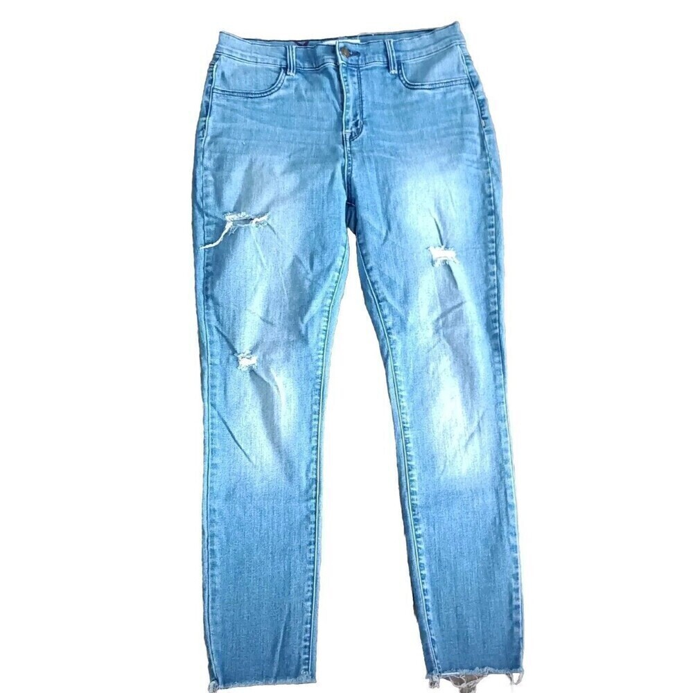 Pacsun Distressed Jeans Size 30 Power Super Stretch High Rise Ankle Jegging